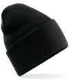 BB40R (B040R) Original Recycled Deep Cuffed Beanie Black colour image